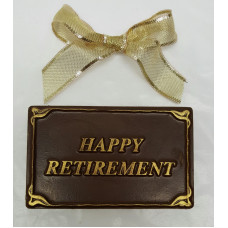 Small "Happy Retirement" Chocolate Bar